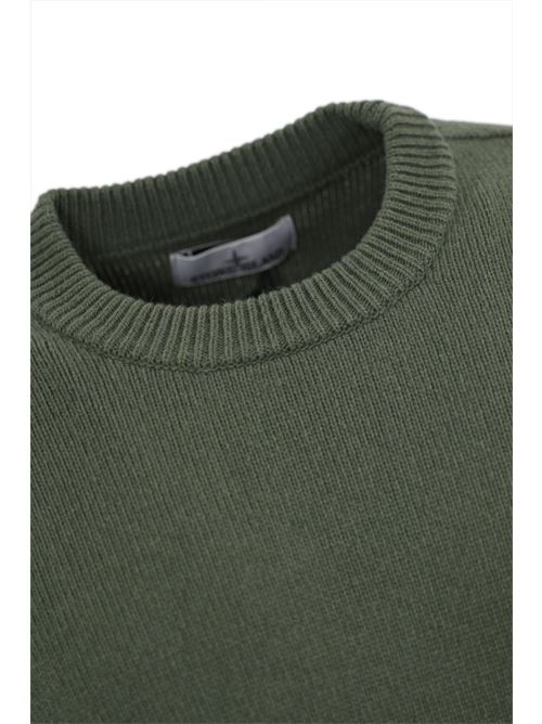 Maglione 508A3 in lambswool musk STONE ISLAND | 8115508A3V0059